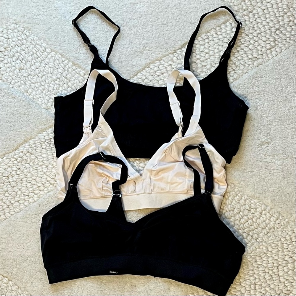 3 Bodily Nursing Bras “The Stages of Breastfeeding Bundle” size Small NEW